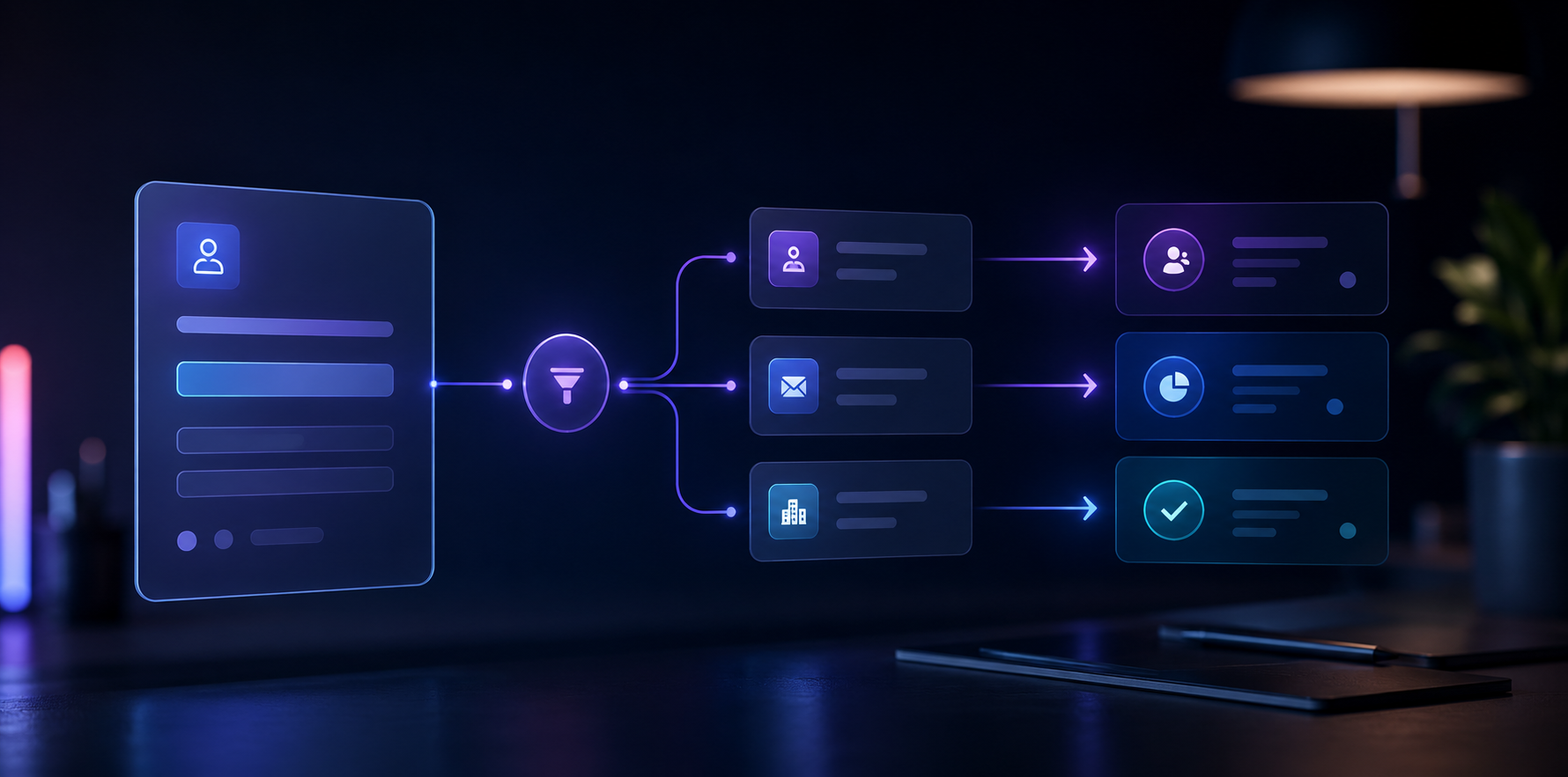 AI Receptionist workflow example